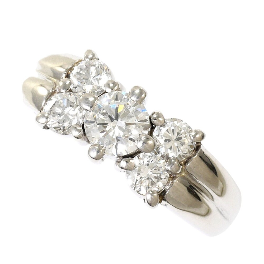 VINTAGE Silver Diamond Ring